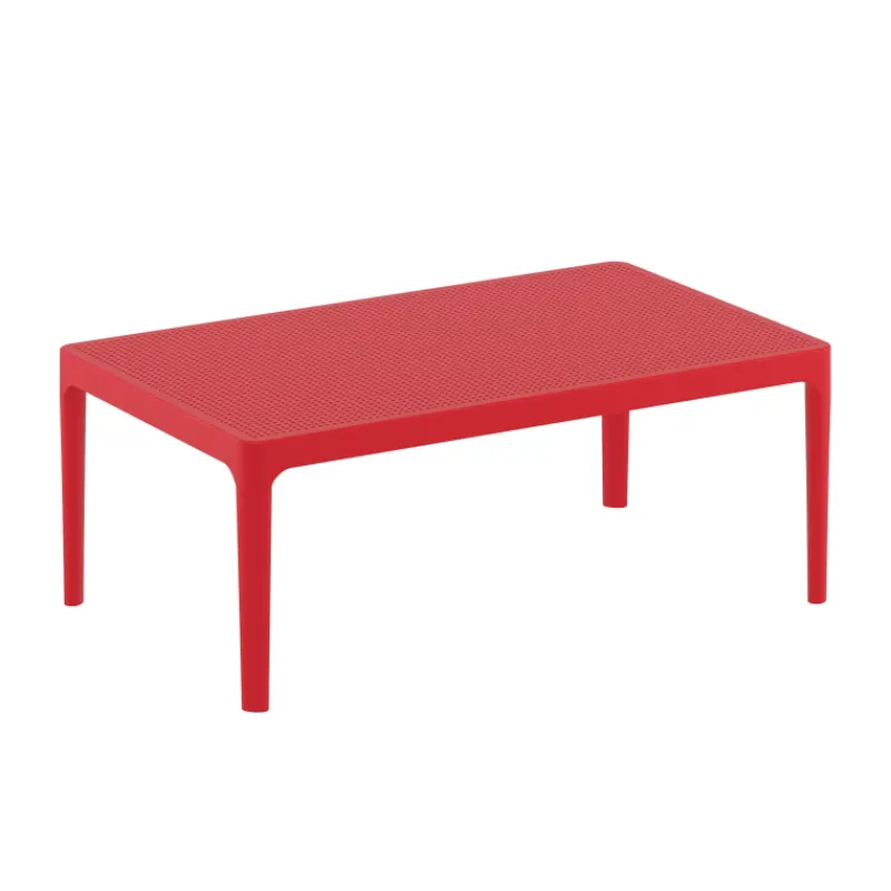 Sky Table basse de jardin rectangulaire en résine* Table De Jardin