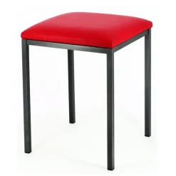 Carrier Slide ® Tabouret bas moderne en synthétique et métal* Tabouret Bas (assise +/- 45 Cm)
