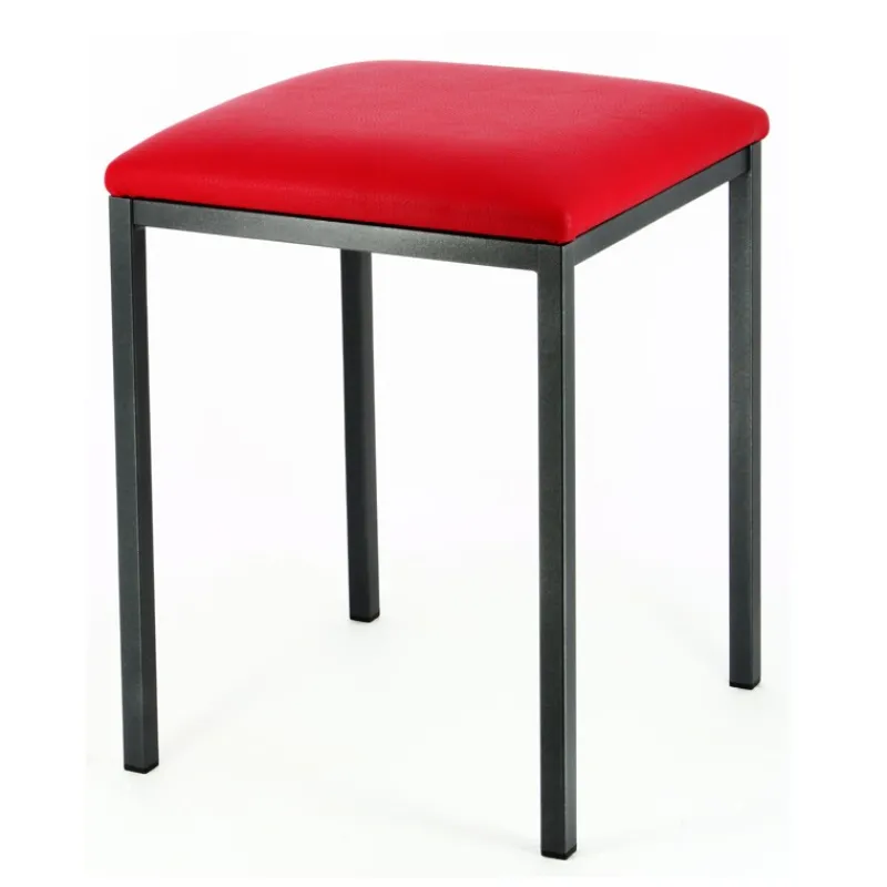 Carrier Slide ® Tabouret bas moderne en synthétique et métal* Tabouret Bas (assise +/- 45 Cm)