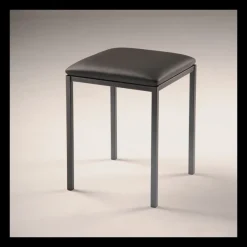 Carrier Slide ® Tabouret bas moderne en synthétique et métal* Tabouret Bas (assise +/- 45 Cm)