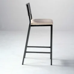 Carrier Slide ® Tabouret moderne snack en synthétique et métal* Tabouret Snack (assise +/- 65 Cm)|Tabouret De Bar (assise +/- 80 Cm)