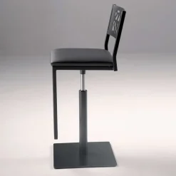 Carrier Slide ® Tabouret pivotant et réglable en hauteur style industriel* Tabouret Snack (assise +/- 65 Cm)|Tabouret De Bar (assise +/- 80 Cm)