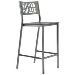 Carrier Slide ® Tabouret snack en acier style industriel* Tabouret Snack (assise +/- 65 Cm)|Tabouret De Bar (assise +/- 80 Cm)