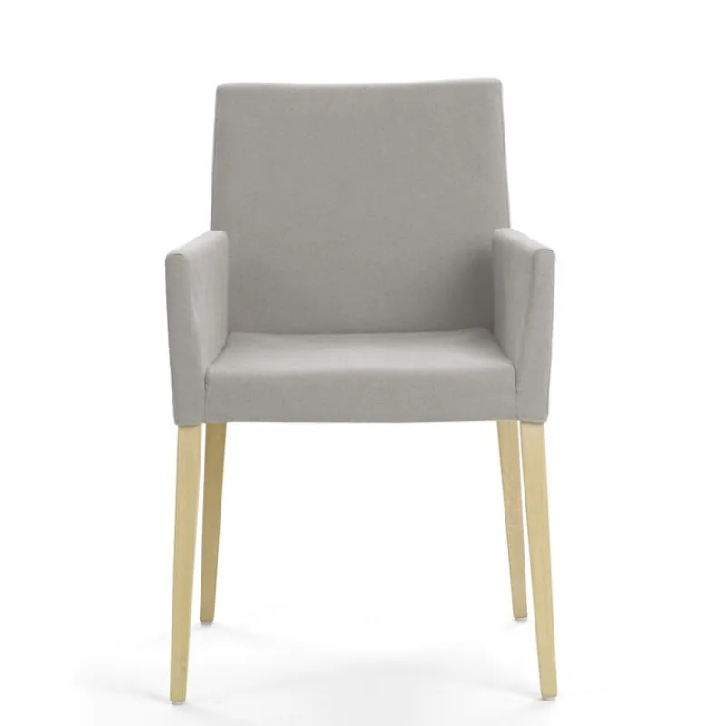 Mobitec Slim ® Fauteuil cocooning en bois et tissu* Chaise De Salle à Manger|Chaise Salon