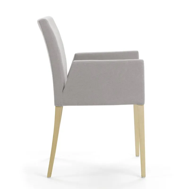 Mobitec Slim ® Fauteuil cocooning en bois et tissu* Chaise De Salle à Manger|Chaise Salon