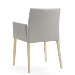 Mobitec Slim ® Fauteuil cocooning en bois et tissu* Chaise De Salle à Manger|Chaise Salon