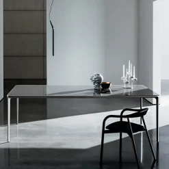 Sovet Italia Slim Sovet® Table en verre design extensible* Table De Salle à Manger