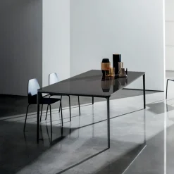Sovet Italia Slim Sovet® Table en verre design extensible* Table De Salle à Manger
