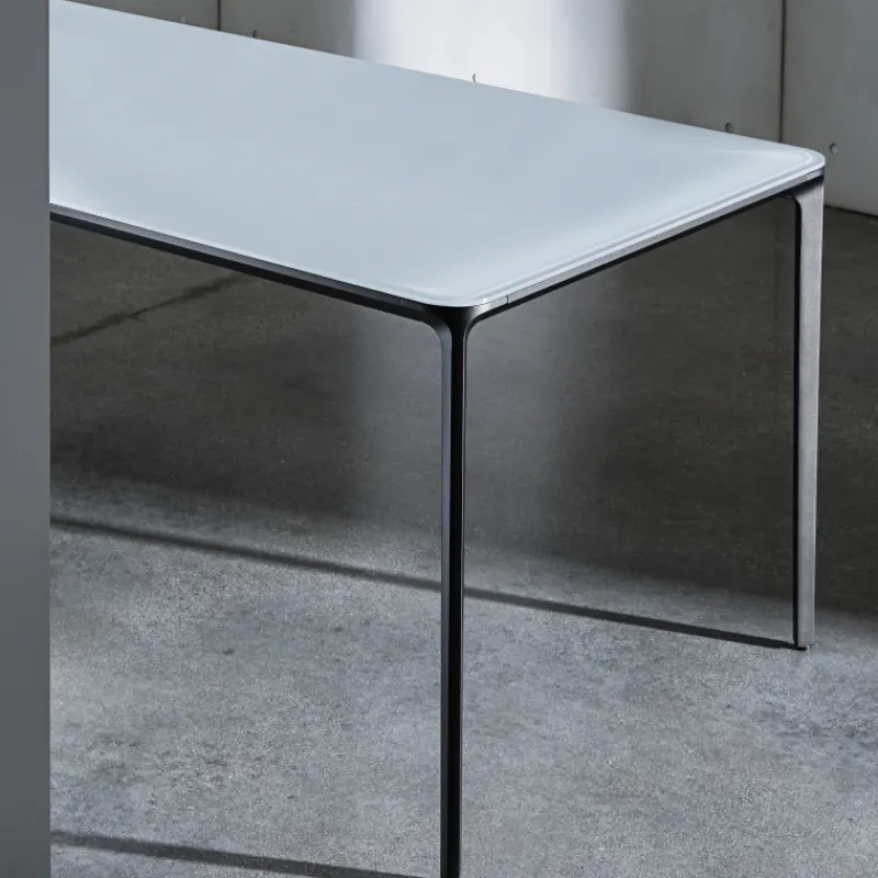 Sovet Italia Slim Sovet® Table en verre design extensible* Table De Salle à Manger