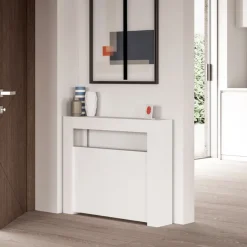 Ozzio Slimmy Table console extensible de fabrication italienne en mélaminé* Table Pour Petit Espace