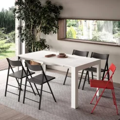 Ozzio Slimmy Table console extensible de fabrication italienne en mélaminé* Table Pour Petit Espace