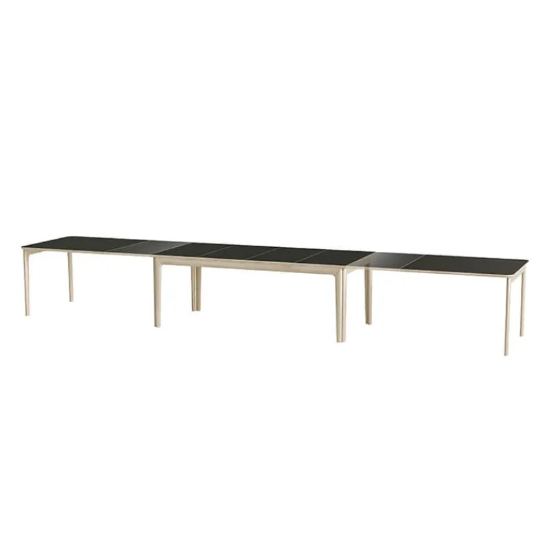 Skovby SM26/27 Table danoise extensible en bois massif et en stratifié noir* Table De Salle à Manger