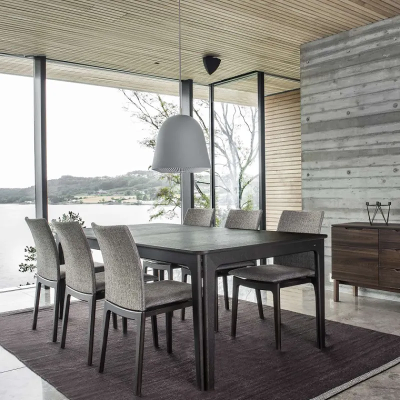 Skovby SM26/27 Table de salle à manger scandinave en placage bois avec allonges* Table De Salle à Manger