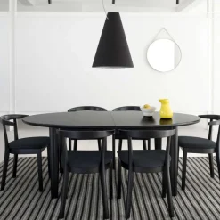 Skovby SM78 Table de salle à manger ovale scandinave en bois avec allonges* Table De Salle à Manger