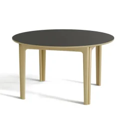 Skovby SM112 Table ronde extensible en stratifié et pieds bois conçue au Danemark* Table De Salle à Manger