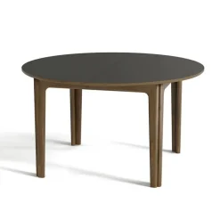 Skovby SM112 Table ronde extensible en stratifié et pieds bois conçue au Danemark* Table De Salle à Manger