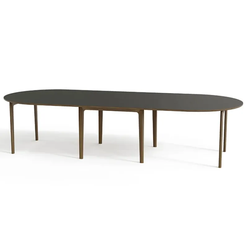 Skovby SM112 Table ronde extensible en stratifié et pieds bois conçue au Danemark* Table De Salle à Manger