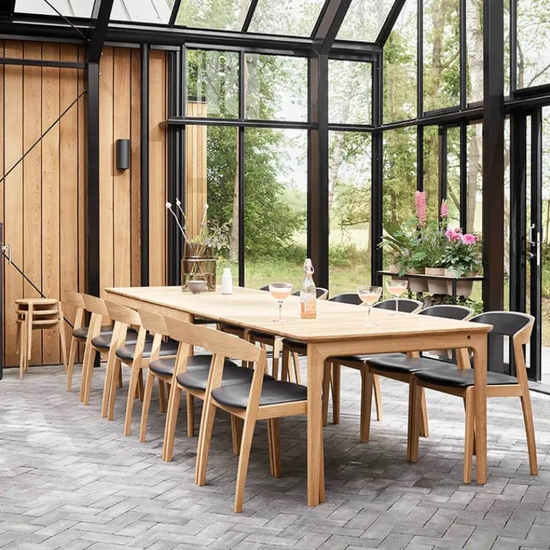 Skovby SM26/27 Table scandinave extensible en bois massif de fabrication danoise* Table De Salle à Manger