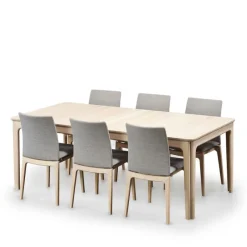 Skovby SM26/27 Table scandinave extensible en bois massif de fabrication danoise* Table De Salle à Manger