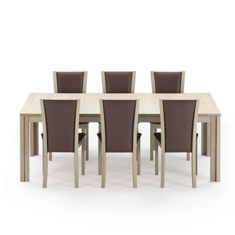 Skovby SM23/24 Table scandinave rectangulaire en bois avec allonges* Table De Salle à Manger