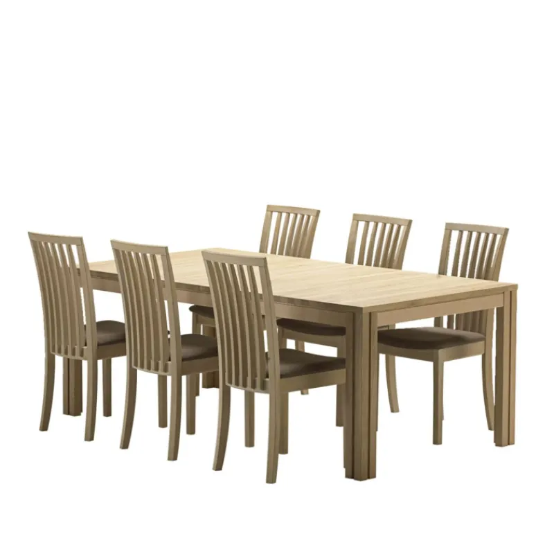 Skovby SM23/24 Table scandinave rectangulaire en bois avec allonges* Table De Salle à Manger