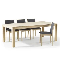 Skovby SM23/24 Table scandinave rectangulaire en bois avec allonges* Table De Salle à Manger