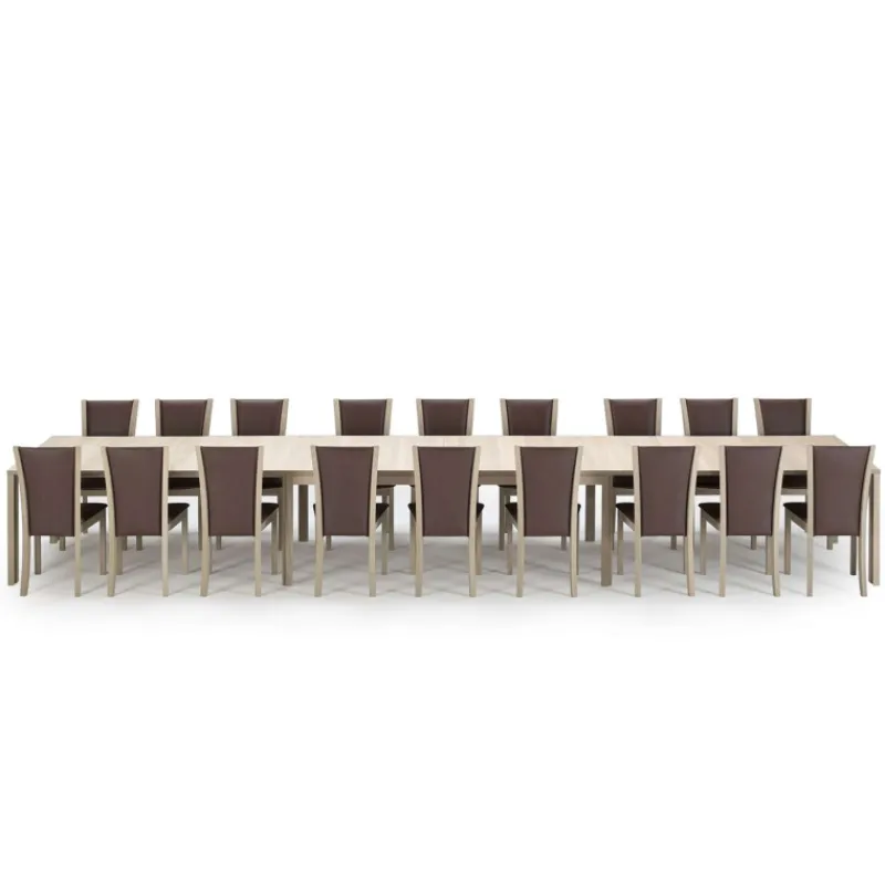 Skovby SM23/24 Table scandinave rectangulaire en bois avec allonges* Table De Salle à Manger