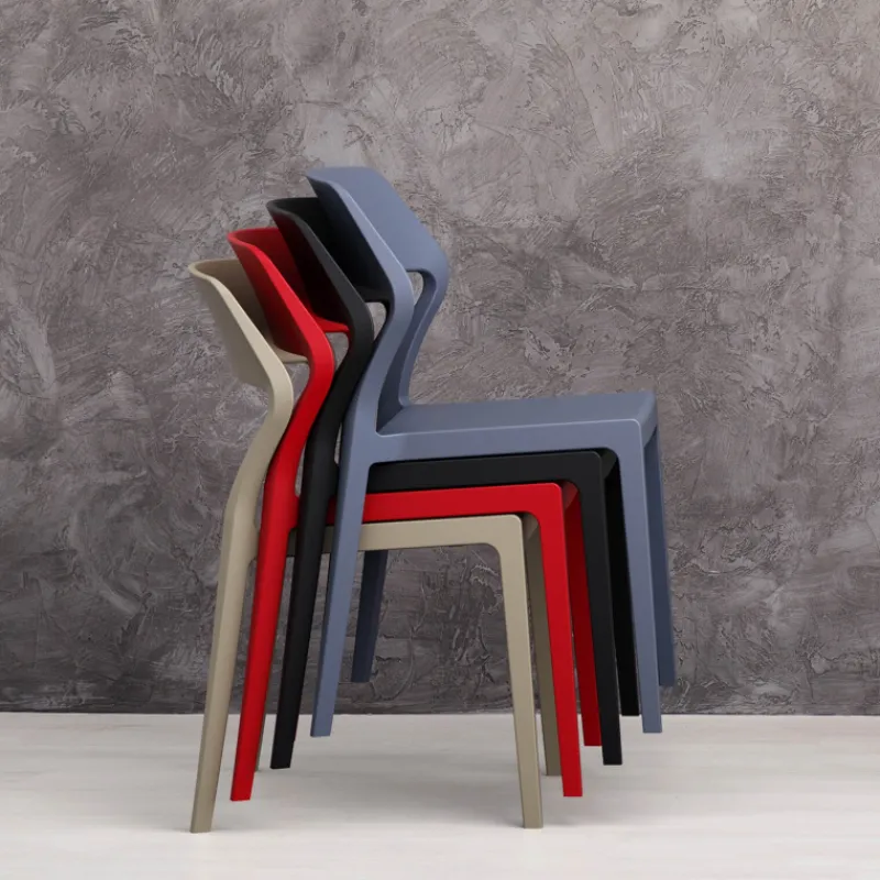 Snow Chaise empilable design en polypropylène* Chaise De Cuisine|Chaise De Salle à Manger