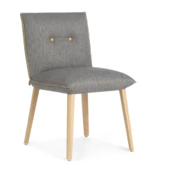 Mobitec Soda ® Chaise cocooning en tissu avec boutons décoratifs* Chaise De Salle à Manger|Chaise Salon
