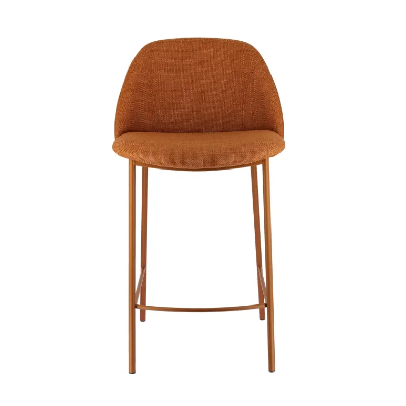 Perfecta Soda Tabouret snack cosy en tissu avec pieds en métal* Tabouret Snack (assise +/- 65 Cm)|Tabouret De Bar (assise +/- 80 Cm)