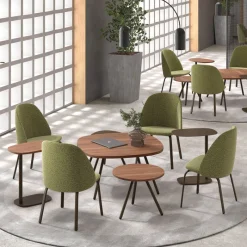 Perfecta Sofia Chaise basse cosy en tissu et métal* Chaise De Salle à Manger|Chaise Salon