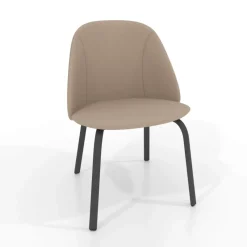 Perfecta Sofia Chaise basse cosy en simili avec pieds en métal* Chaise De Cuisine|Chaise De Salle à Manger