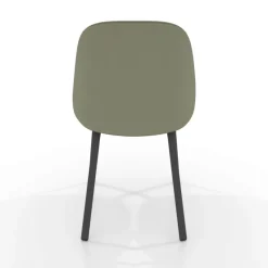 Perfecta Sofia Chaise cosy en simili avec pieds métal* Chaise De Cuisine|Chaise De Salle à Manger