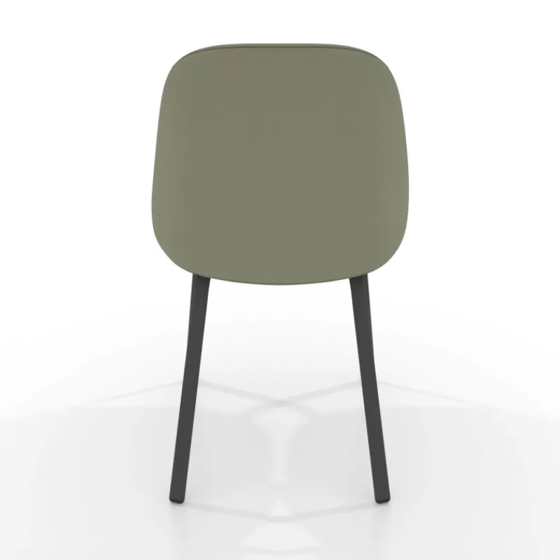 Perfecta Sofia Chaise cosy en simili avec pieds métal* Chaise De Cuisine|Chaise De Salle à Manger