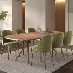 Perfecta Sofia Chaise tissu confortable avec pieds en métal* Chaise De Salle à Manger|Chaise Salon