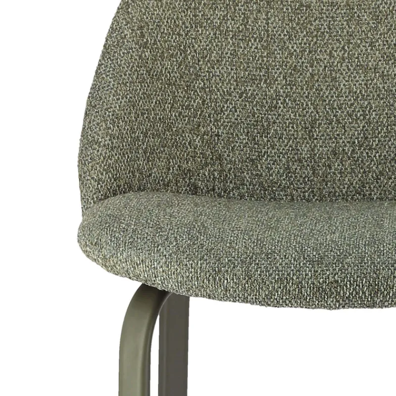 Perfecta Sofia Tabouret snack confortable en tissu avec pieds en métal* Tabouret Snack (assise +/- 65 Cm)|Tabouret De Bar (assise +/- 80 Cm)
