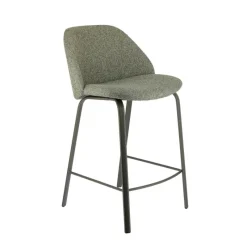 Perfecta Sofia Tabouret snack confortable en tissu avec pieds en métal* Tabouret Snack (assise +/- 65 Cm)|Tabouret De Bar (assise +/- 80 Cm)
