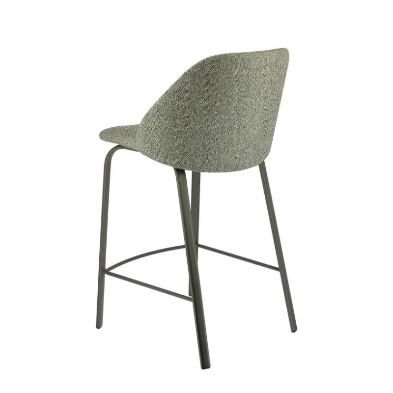 Perfecta Sofia Tabouret snack confortable en tissu avec pieds en métal* Tabouret Snack (assise +/- 65 Cm)|Tabouret De Bar (assise +/- 80 Cm)
