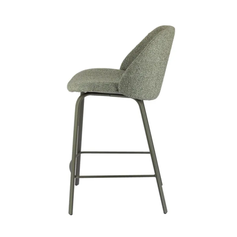 Perfecta Sofia Tabouret snack confortable en tissu avec pieds en métal* Tabouret Snack (assise +/- 65 Cm)|Tabouret De Bar (assise +/- 80 Cm)