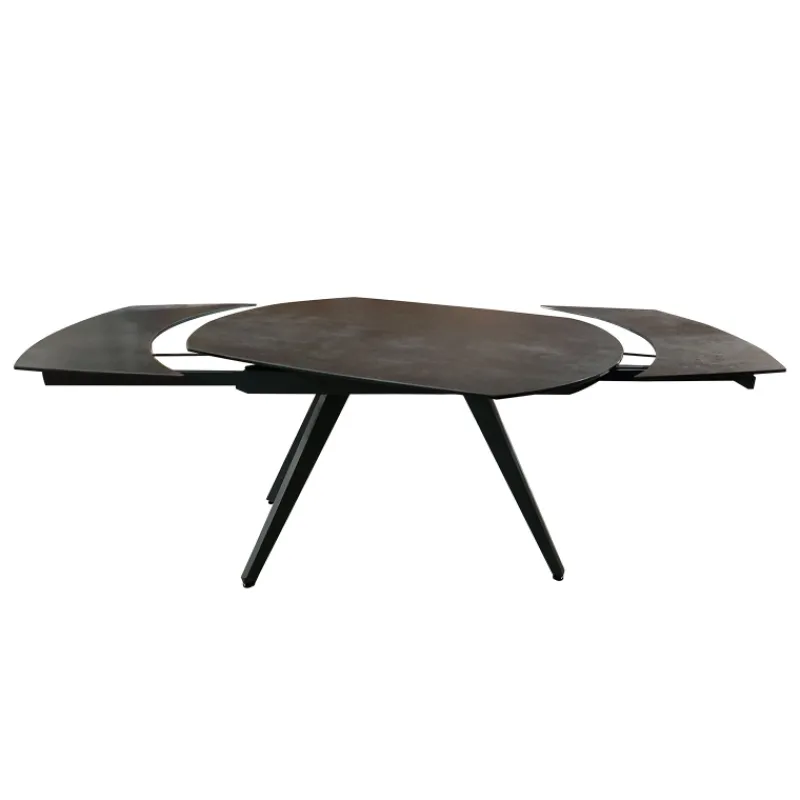 SofiaTable moderne extensible en céramique avec pieds en métal* Table De Salle à Manger