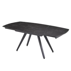 SofiaTable moderne extensible en céramique avec pieds en métal* Table De Salle à Manger