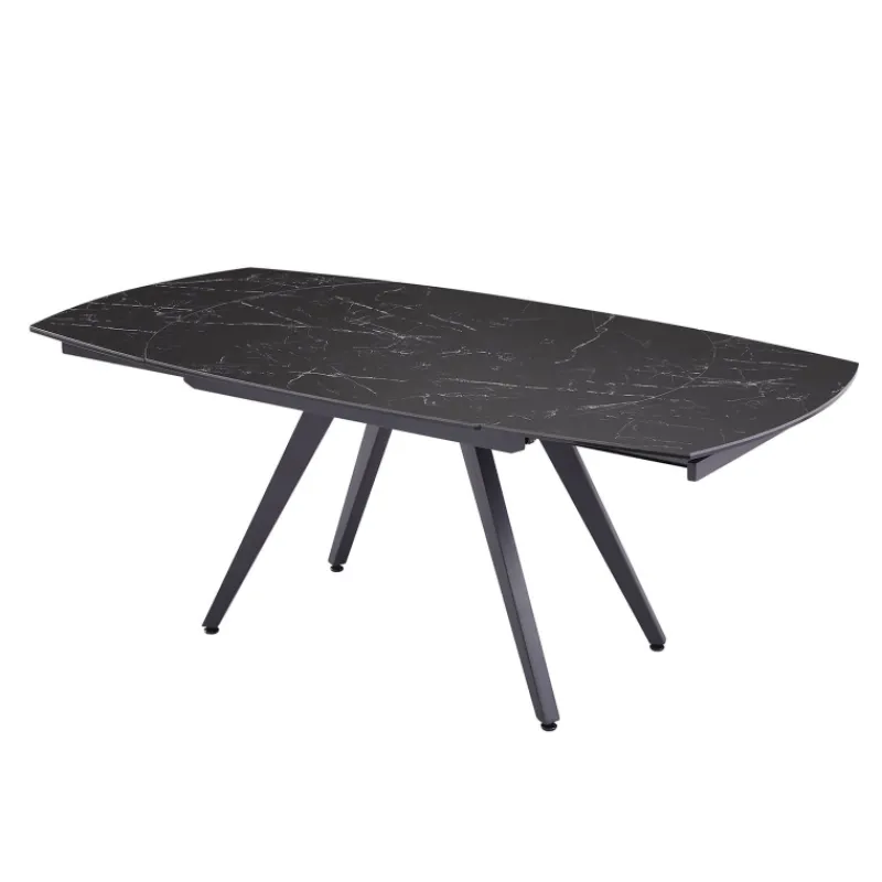 SofiaTable moderne extensible en céramique avec pieds en métal* Table De Salle à Manger