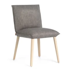 Mobitec Soft ® Chaise en tissu et bois cocooning* Chaise De Salle à Manger|Chaise Salon