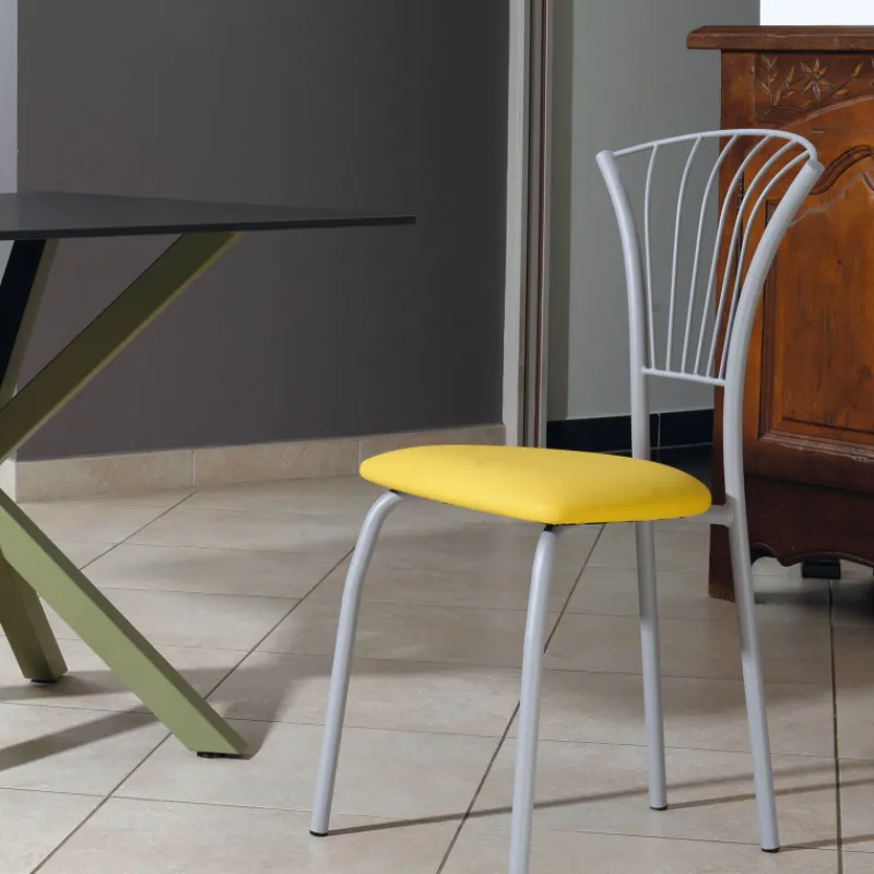 Carrier Solandre ® Chaise de cuisine en synthétique et métal* Chaise De Cuisine