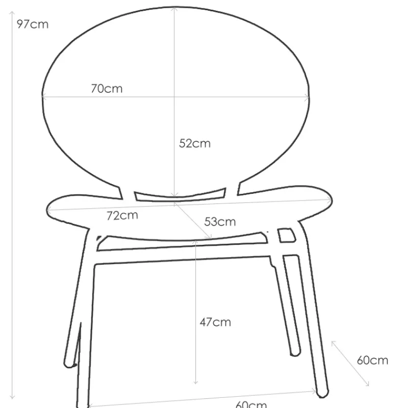 Carrier Solatium ® Chaise confort ergonomique pour personne corpulente* Chaise De Cuisine