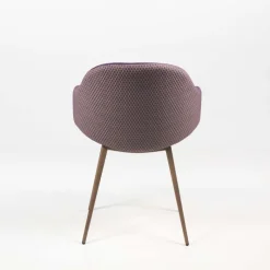 Midj Sonny ® Fauteuil design bicolore en tissu et métal laqué* Chaise De Salle à Manger|Fauteuil De Salon