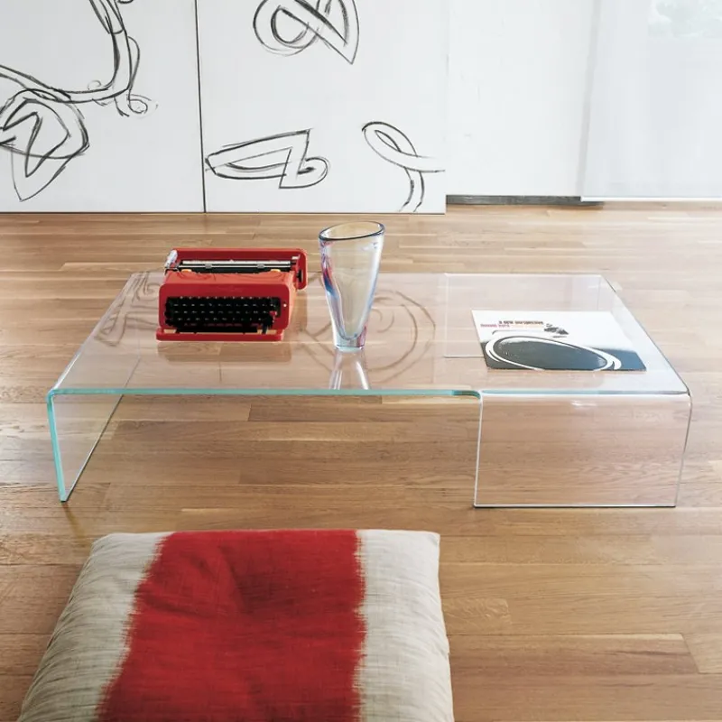Sovet Italia Spider Sovet® Table basse design rectangulaire en verre* Table De Salon