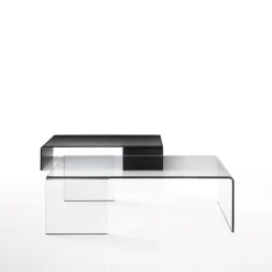 Sovet Italia Spider Sovet® Table basse design rectangulaire en verre* Table De Salon