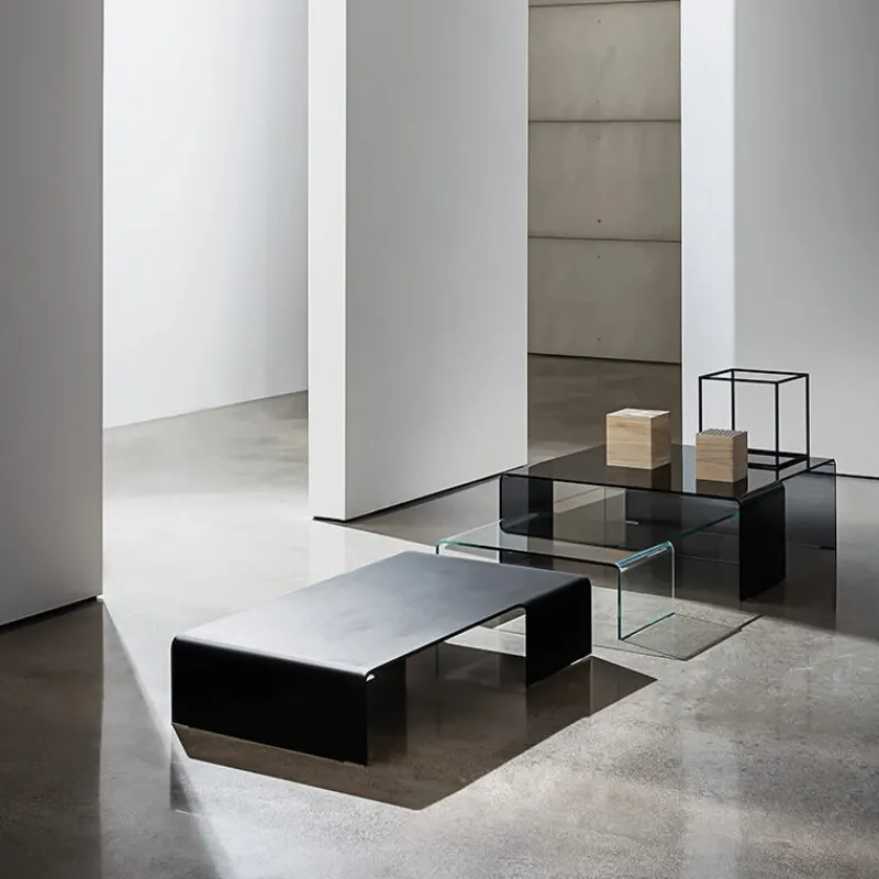 Sovet Italia Spider Sovet® Table basse design rectangulaire en verre* Table De Salon