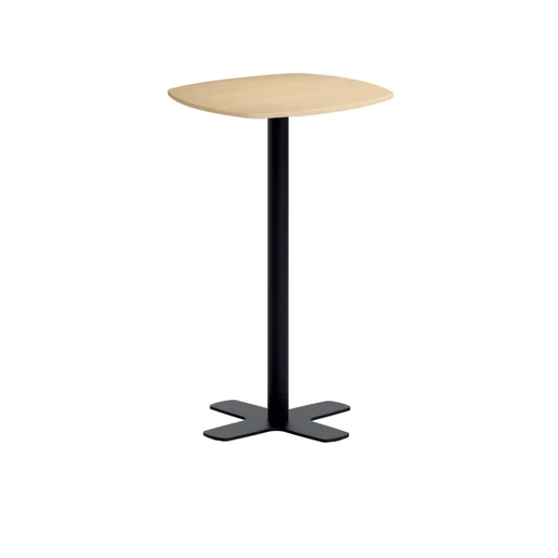 Perfecta Spinner Petite table de bar en stratifié aux coins arrondis avec pied central* Table De Cuisine|Table Pour Petit Espace